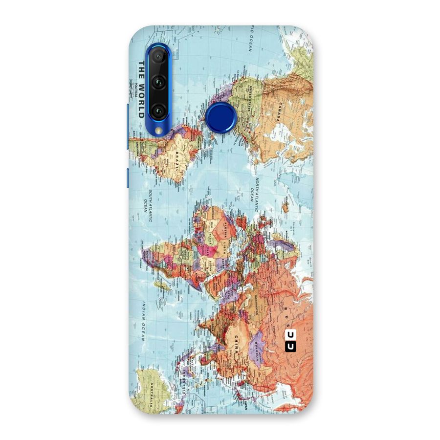 Lets Travel The World Back Case for Honor 20i