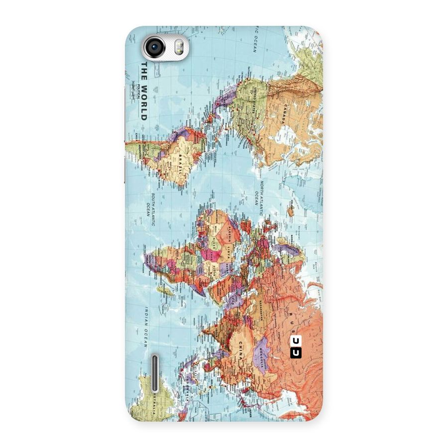 Lets Travel The World Back Case for Honor 6