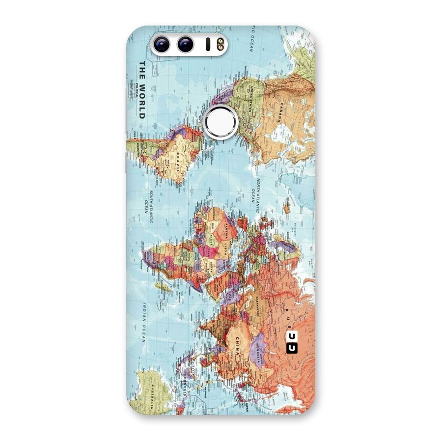 Lets Travel The World Back Case for Honor 8