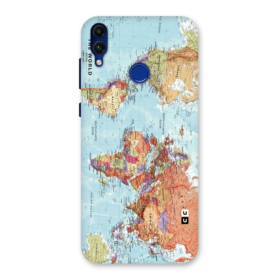 Lets Travel The World Back Case for Honor 8C