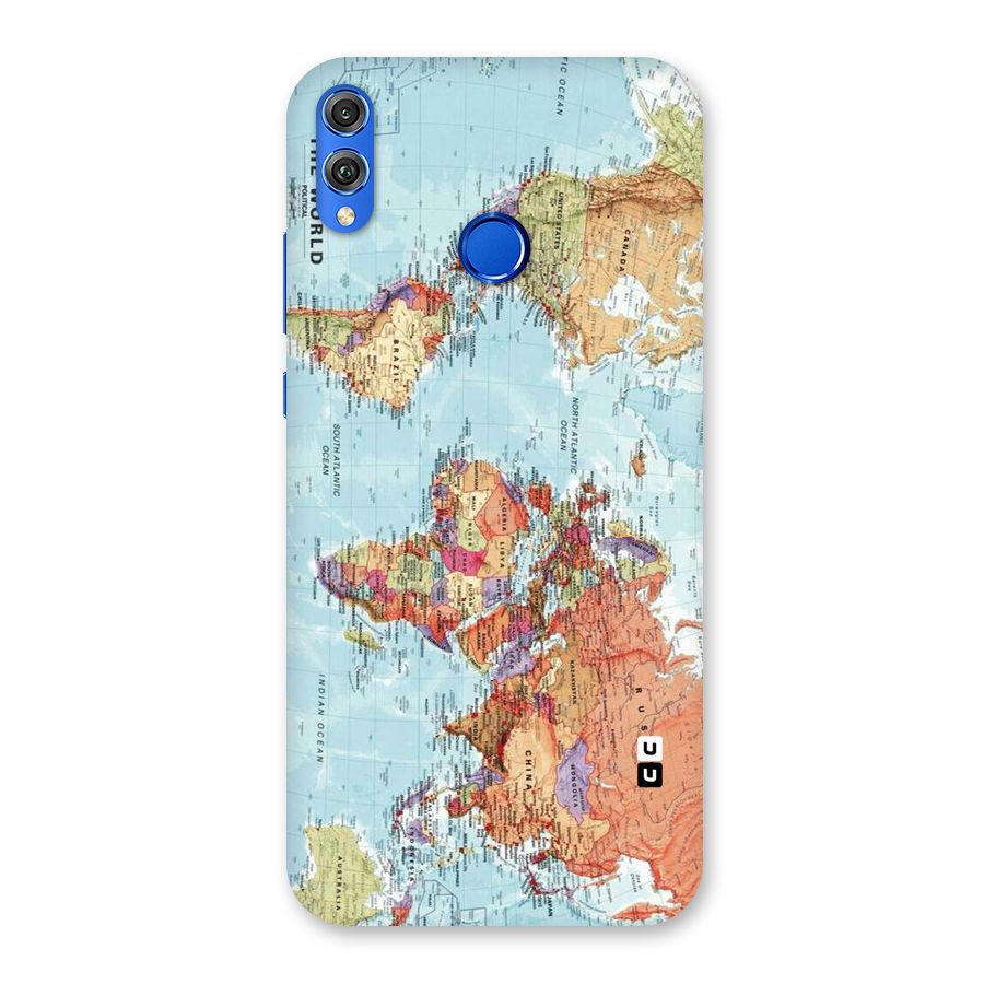 Lets Travel The World Back Case for Honor 8X