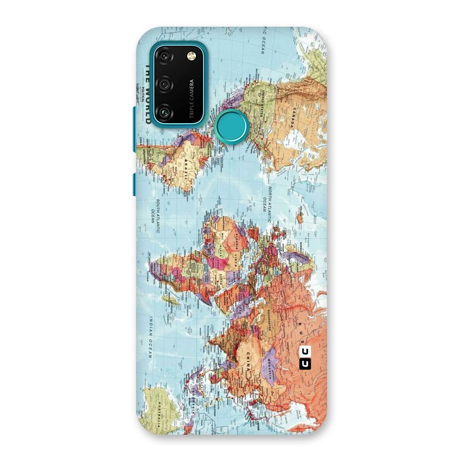 Lets Travel The World Back Case for Honor 9A