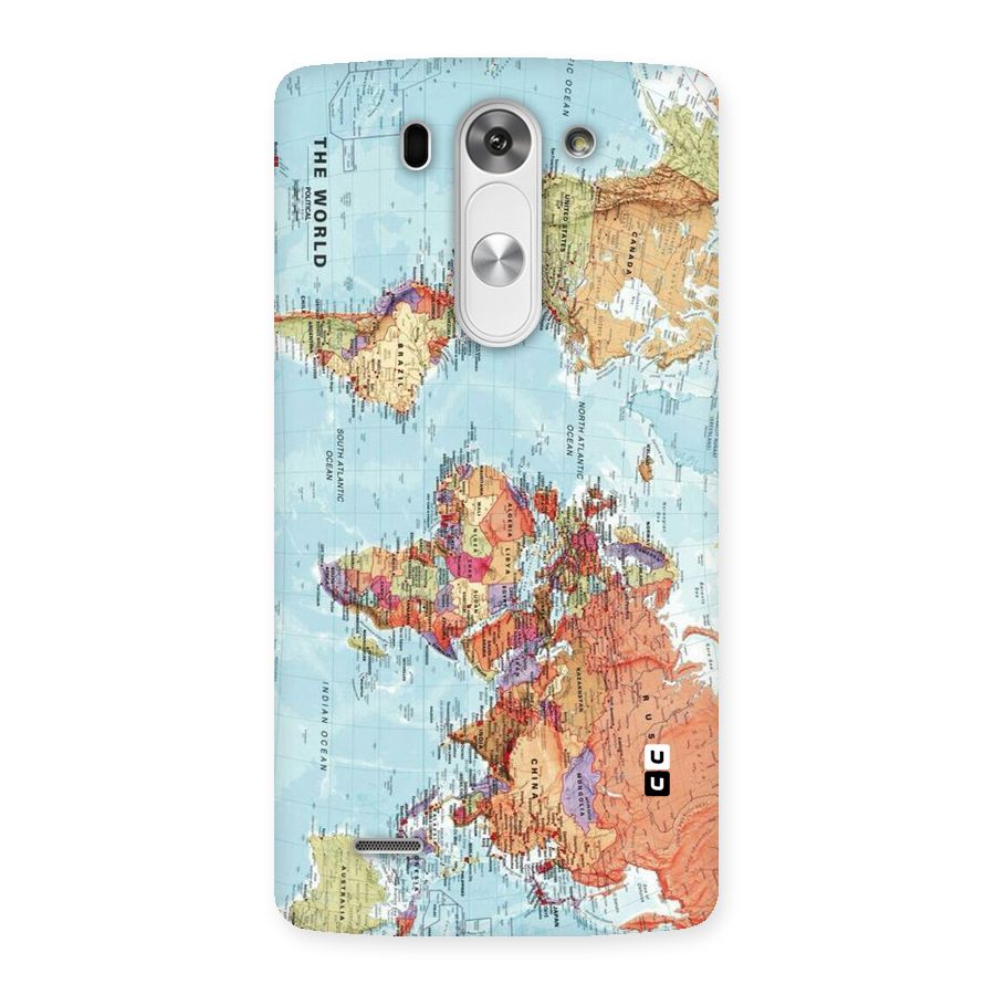 Lets Travel The World Back Case for LG G3 Mini