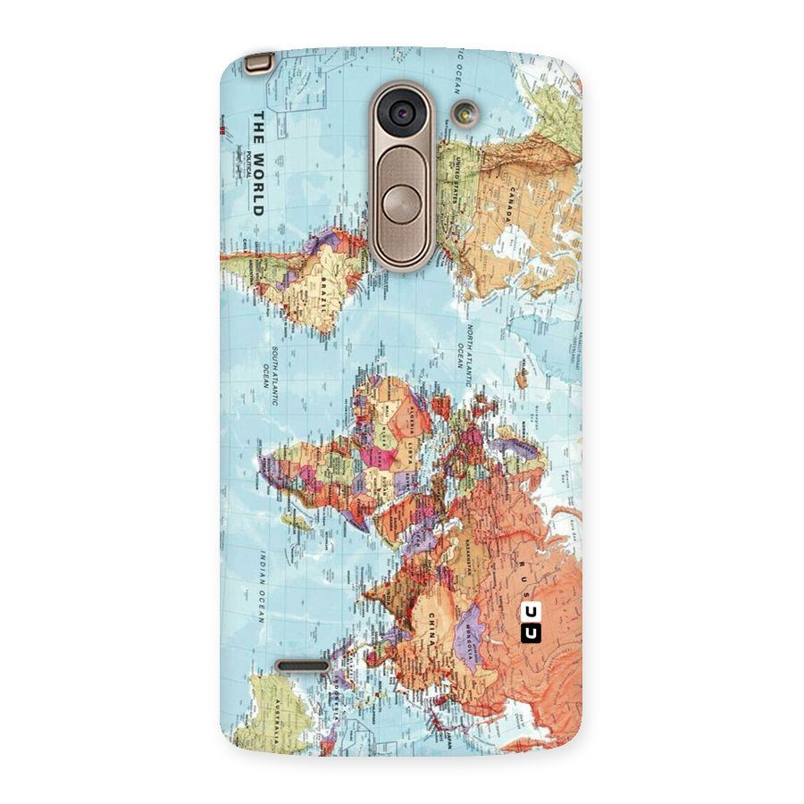 Lets Travel The World Back Case for LG G3 Stylus