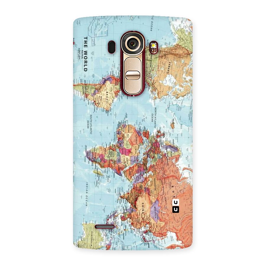 Lets Travel The World Back Case for LG G4