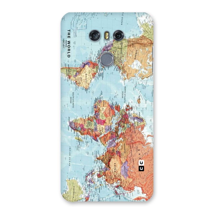 Lets Travel The World Back Case for LG G6