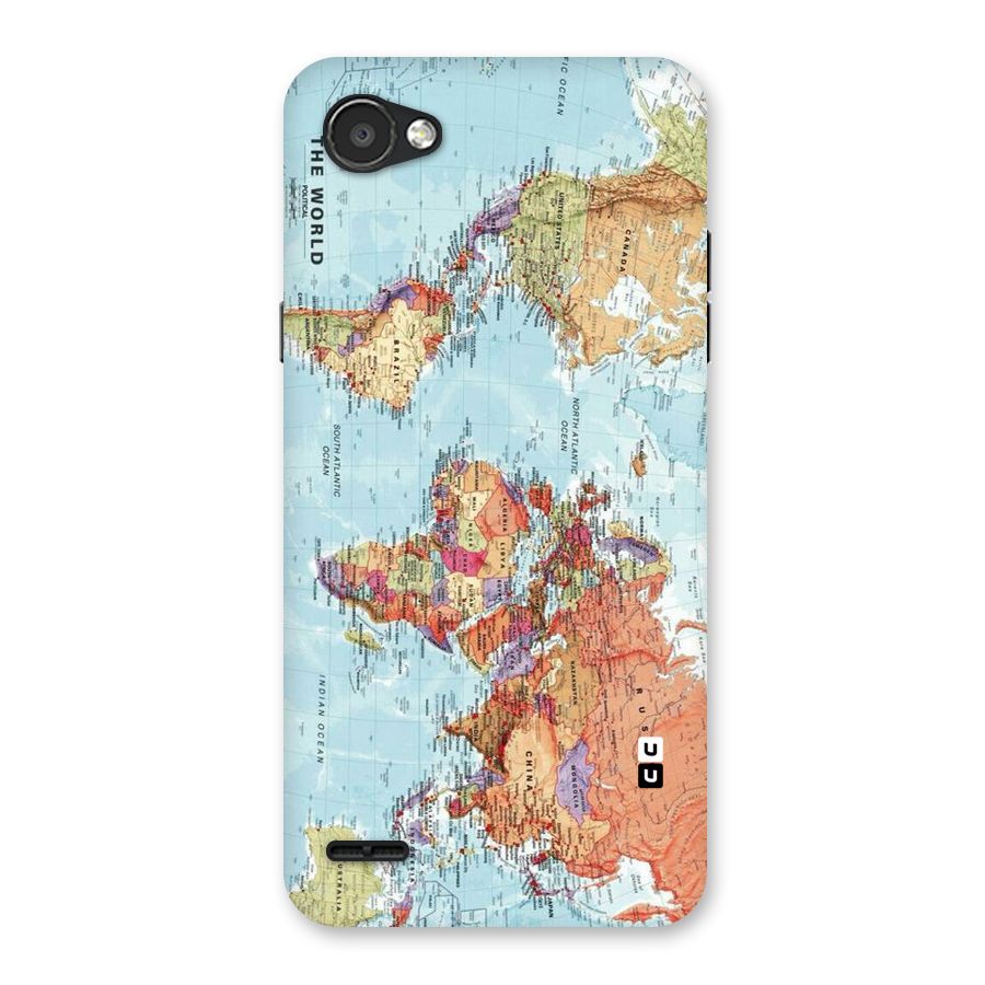 Lets Travel The World Back Case for LG Q6