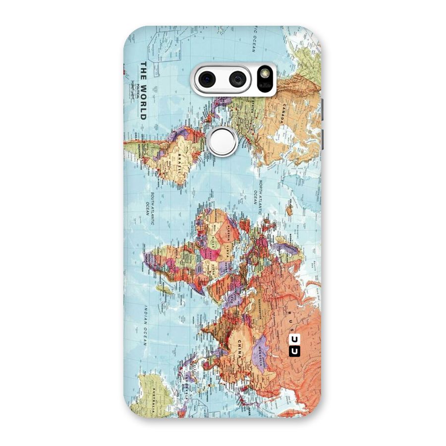 Lets Travel The World Back Case for LG V30