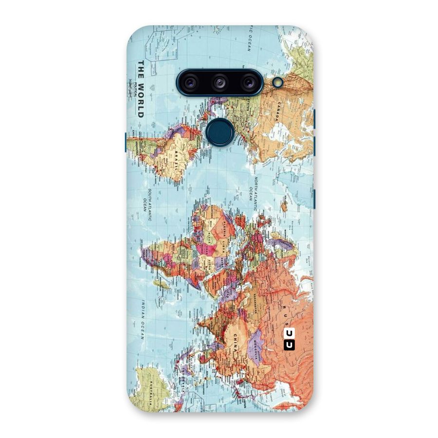 Lets Travel The World Back Case for LG  V40 ThinQ