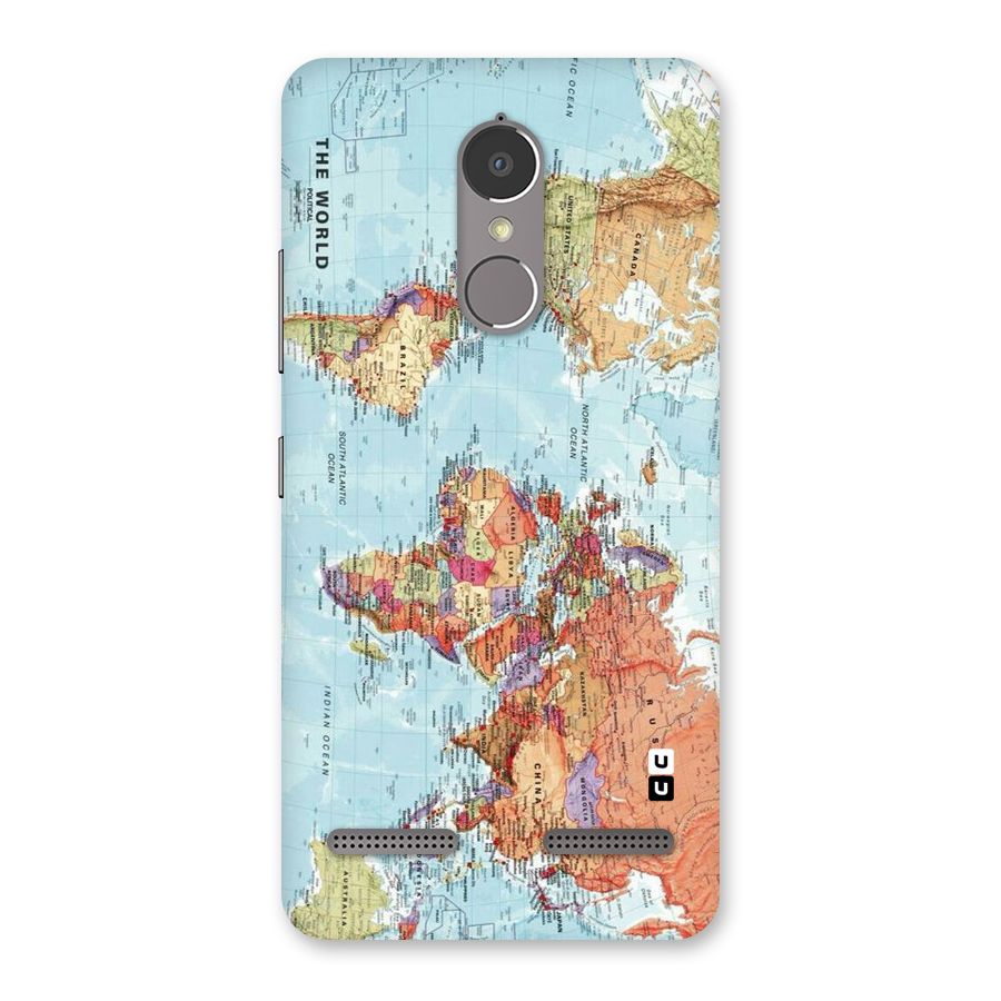 Lets Travel The World Back Case for Lenovo K6