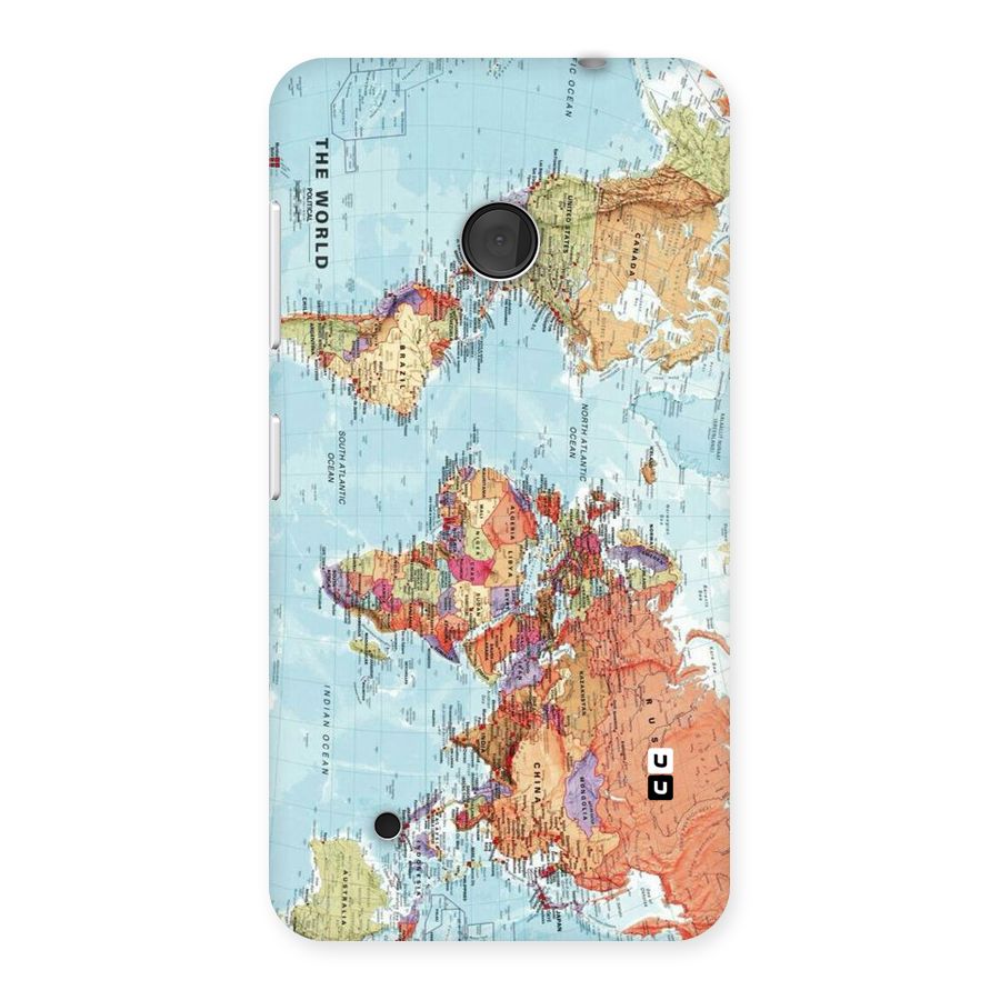 Lets Travel The World Back Case for Lumia 530