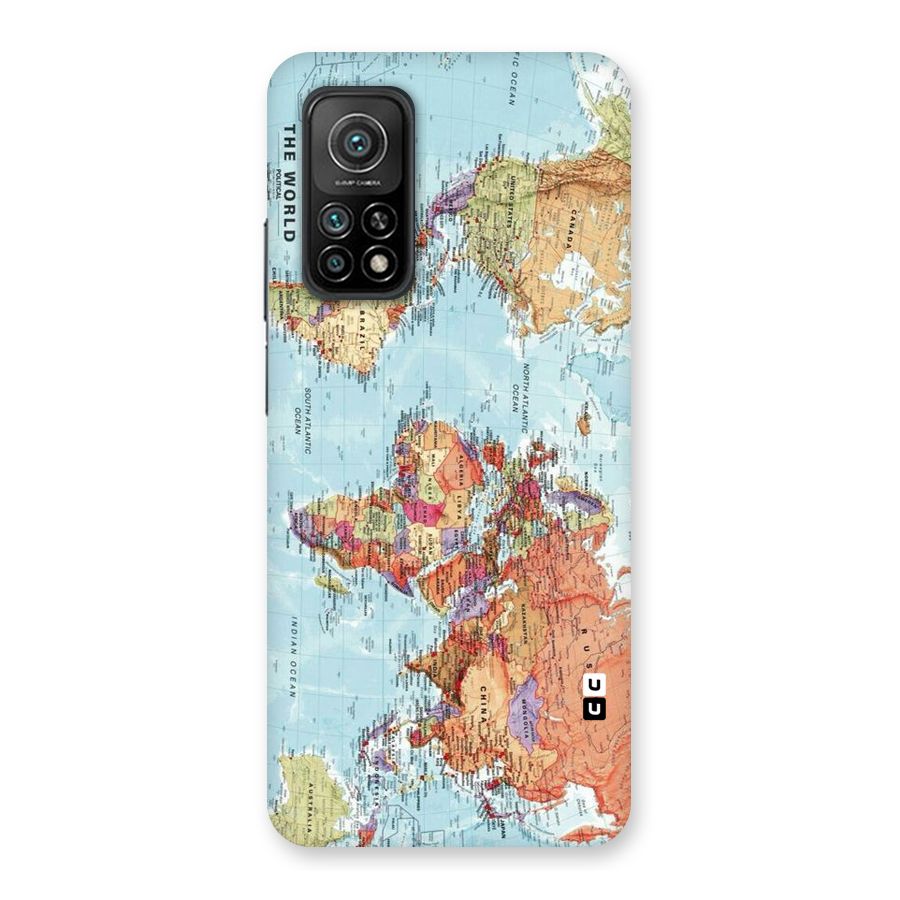 Lets Travel The World Back Case for Mi 10T 5G