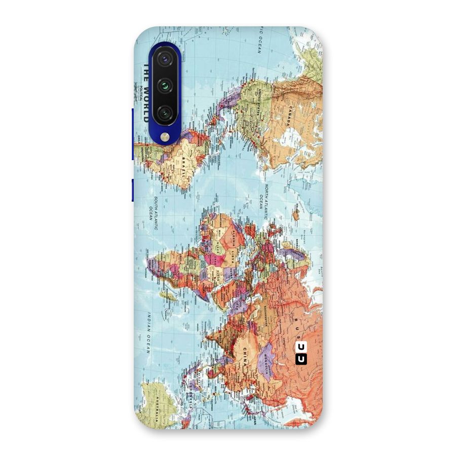 Lets Travel The World Back Case for Mi A3