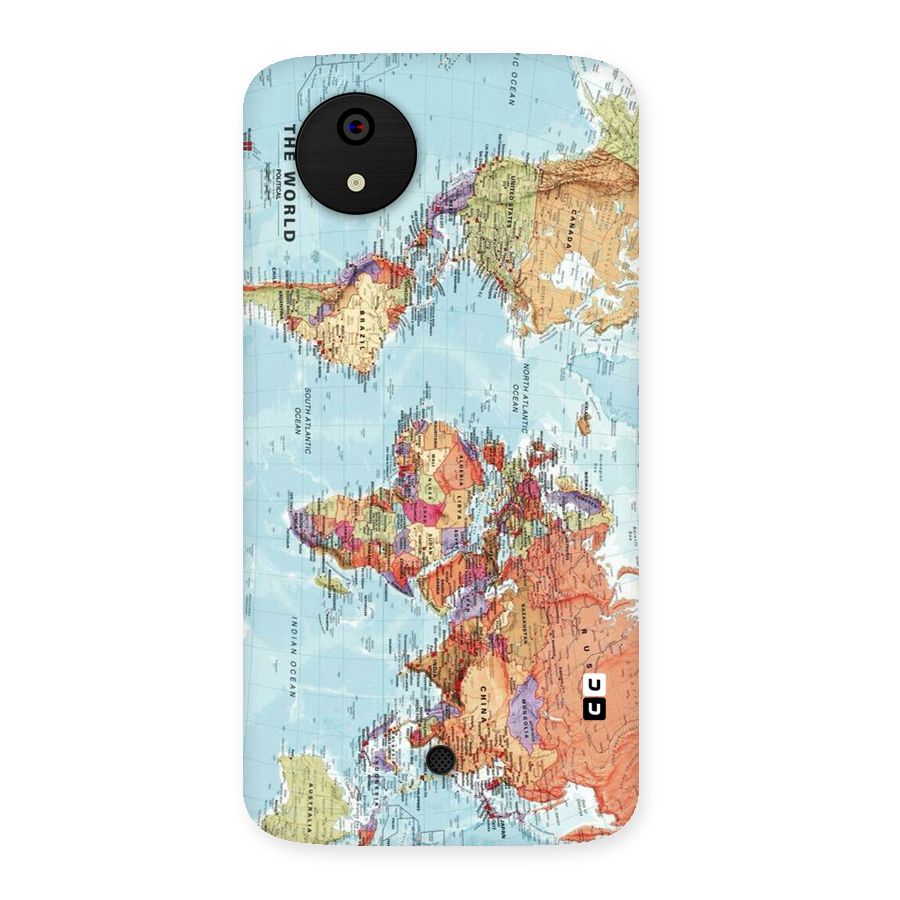 Lets Travel The World Back Case for Micromax Canvas A1