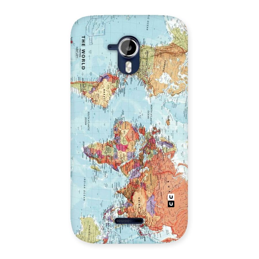 Lets Travel The World Back Case for Micromax Canvas Magnus A117