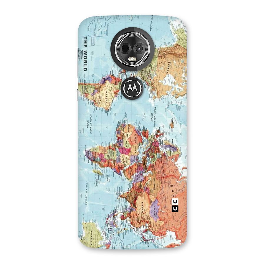 Lets Travel The World Back Case for Moto E5 Plus