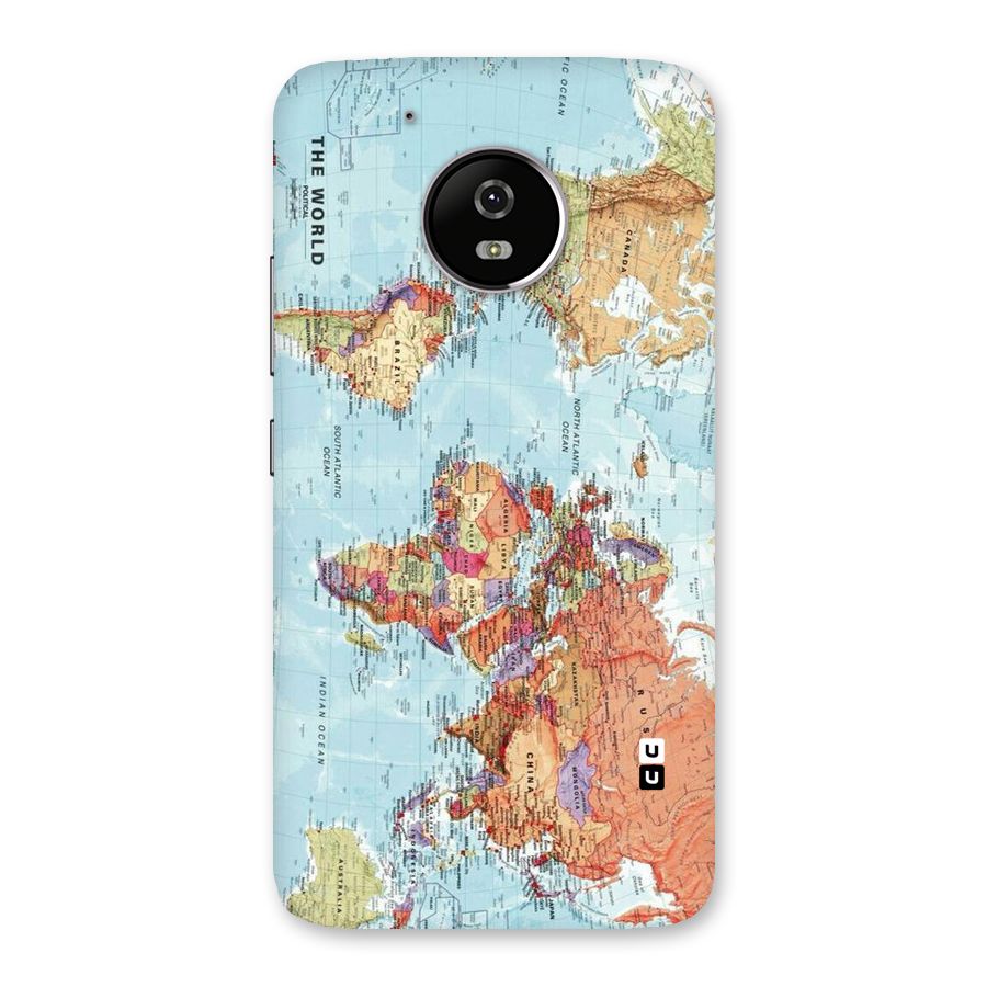 Lets Travel The World Back Case for Moto G5