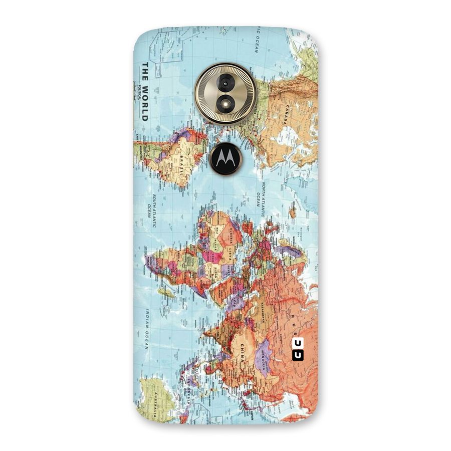 Lets Travel The World Back Case for Moto G6 Play