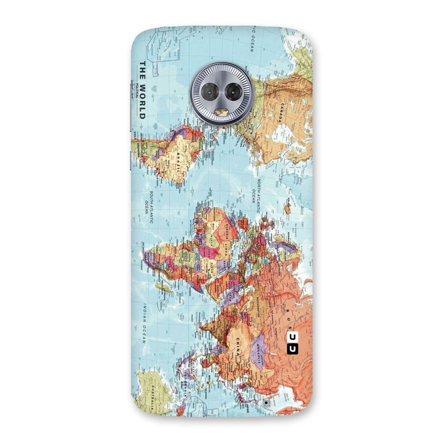Lets Travel The World Back Case for Moto G6 Plus