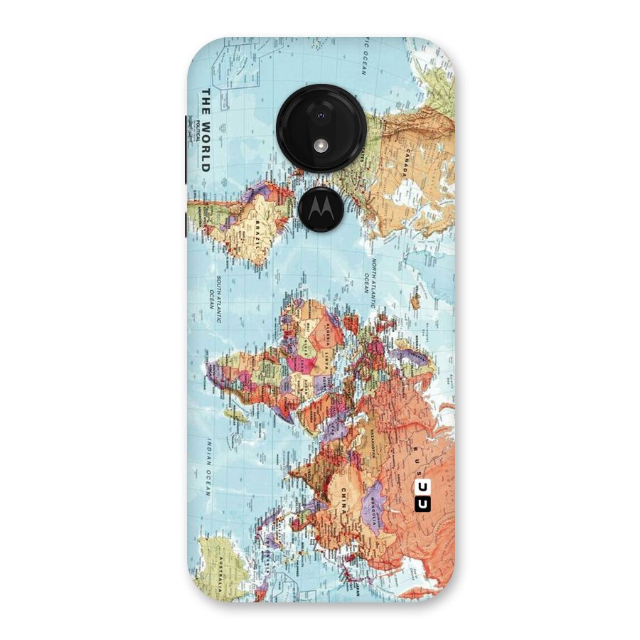 Lets Travel The World Back Case for Moto G7 Power