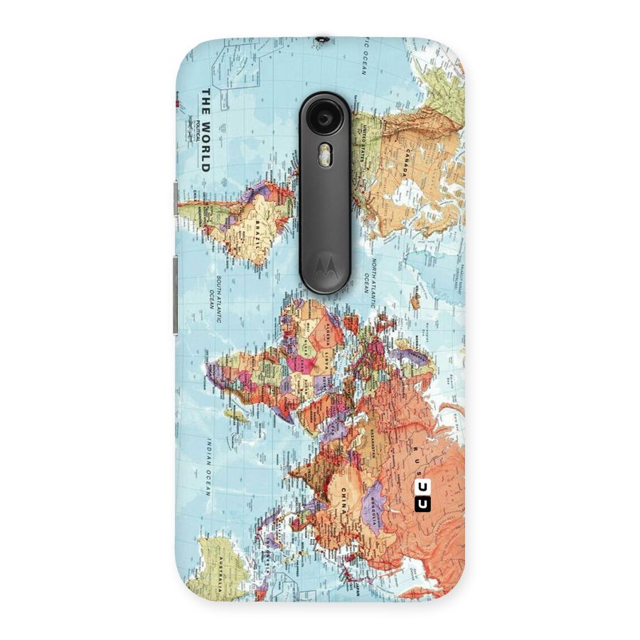 Lets Travel The World Back Case for Moto G Turbo