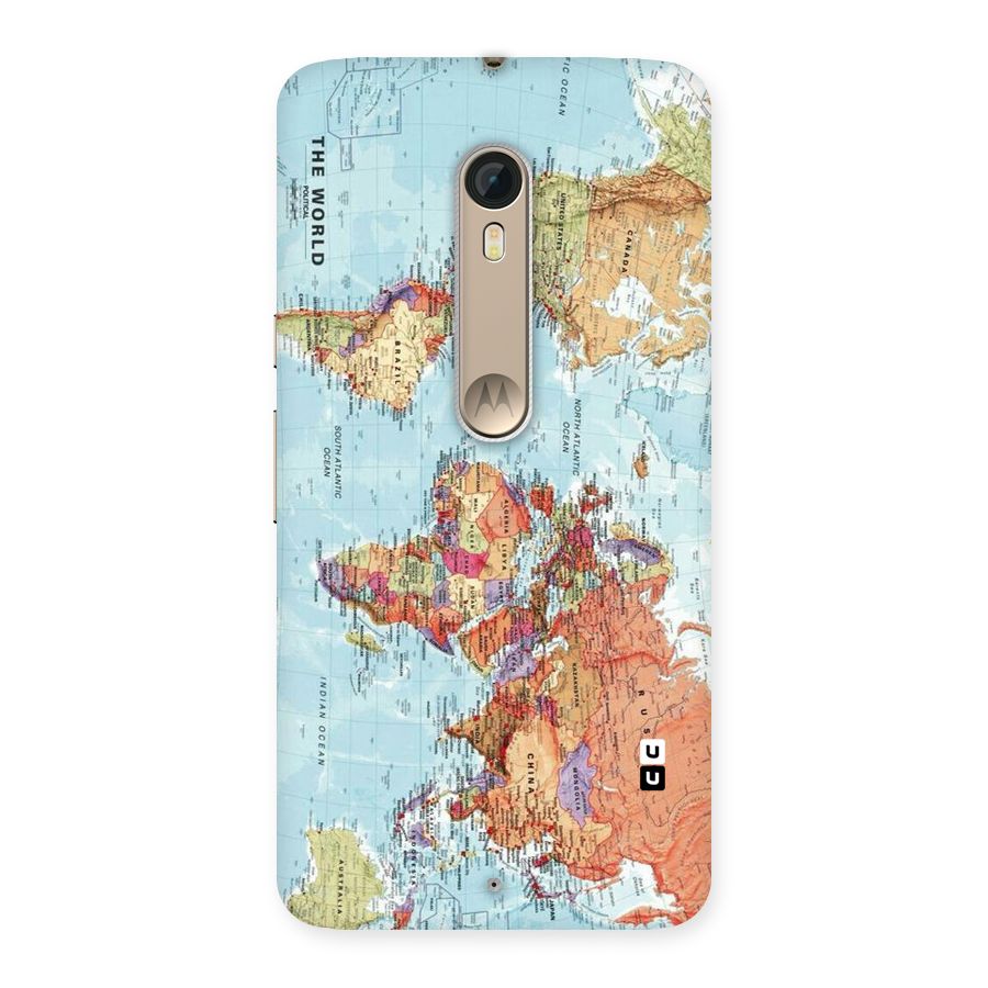 Lets Travel The World Back Case for Motorola Moto X Style