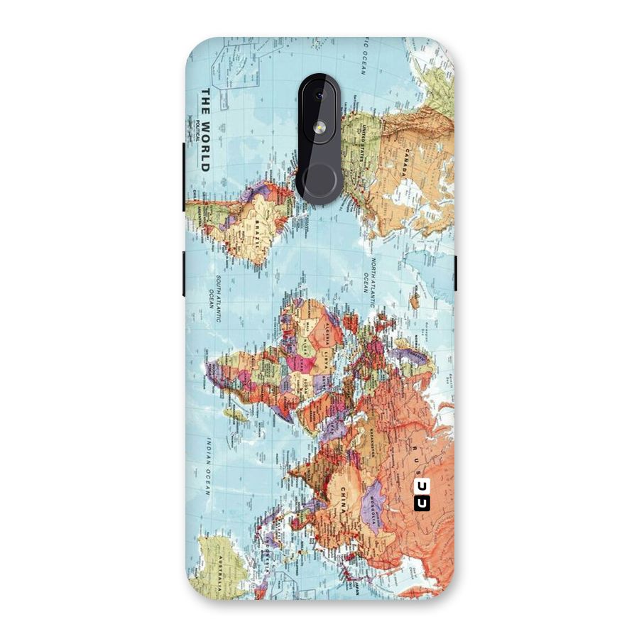 Lets Travel The World Back Case for Nokia 3.2