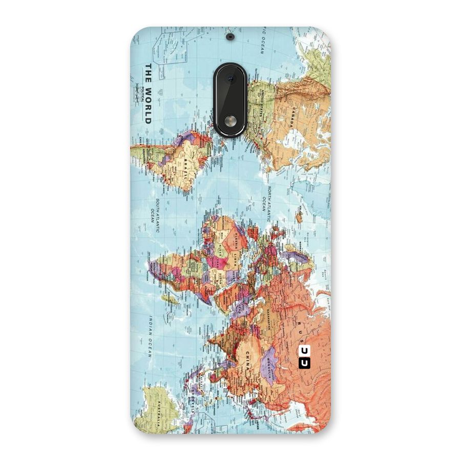 Lets Travel The World Back Case for Nokia 6