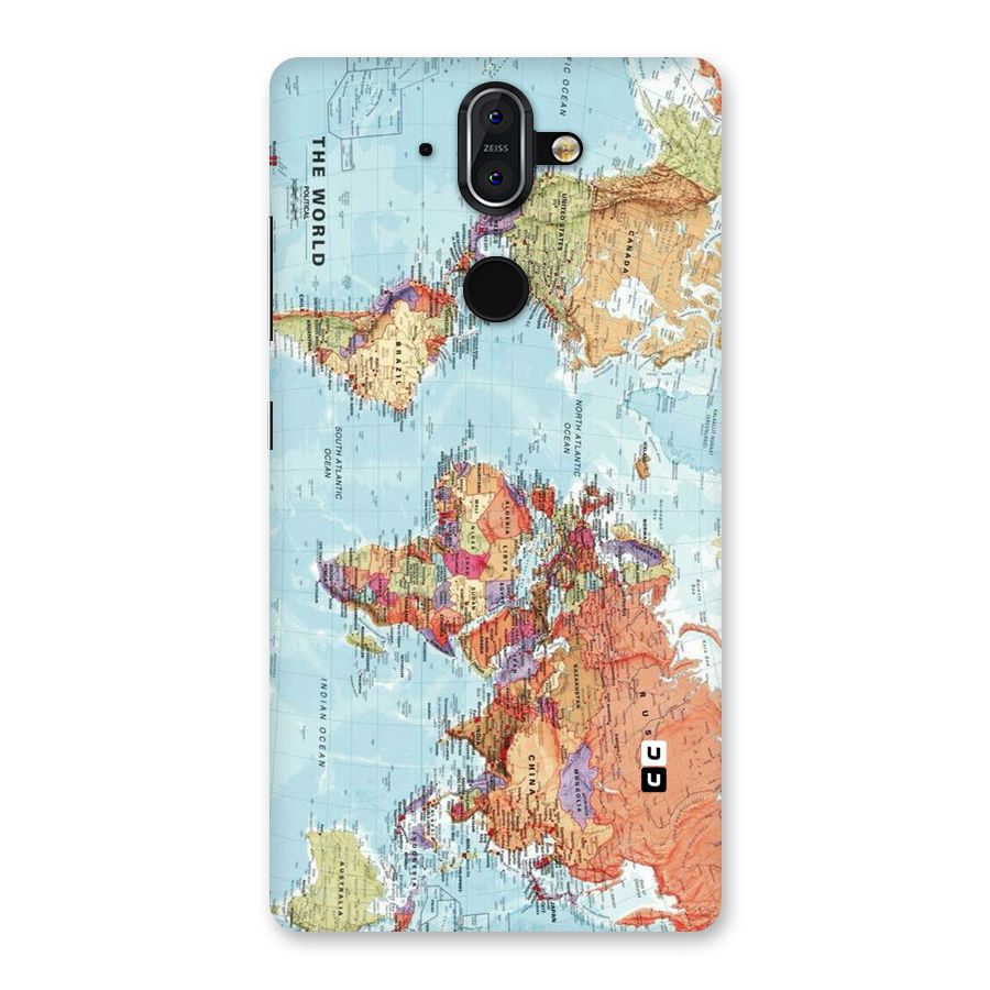 Lets Travel The World Back Case for Nokia 8 Sirocco