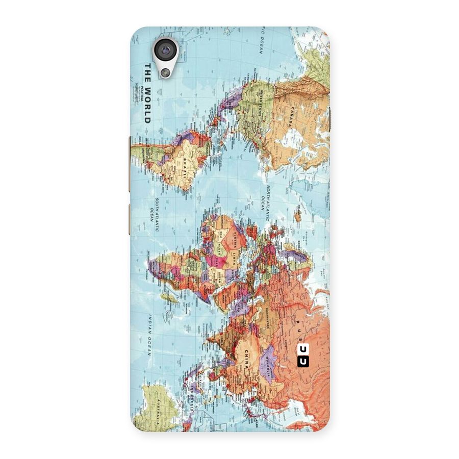 Lets Travel The World Back Case for OnePlus X