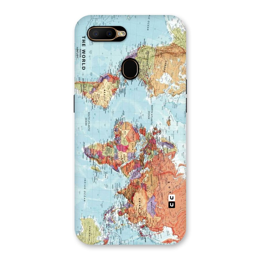 Lets Travel The World Back Case for Oppo A5s