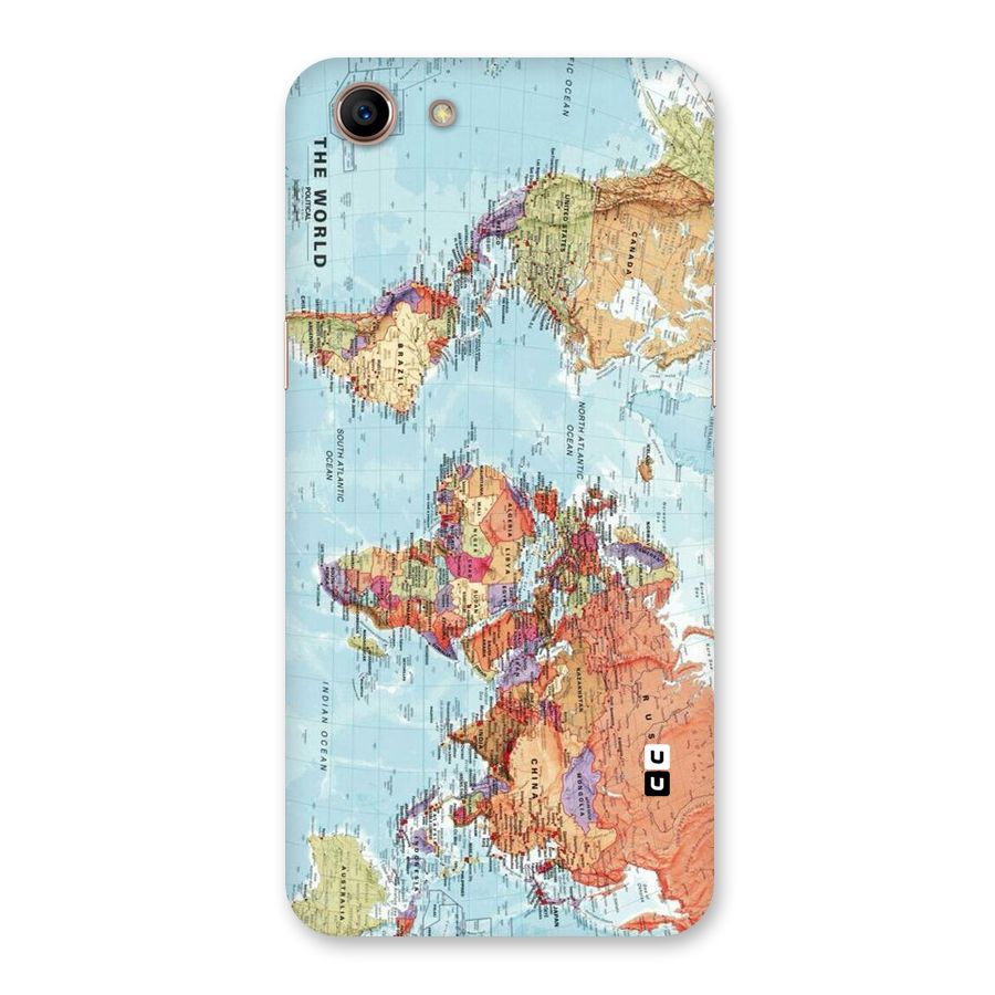 Lets Travel The World Back Case for Oppo A83 (2018)
