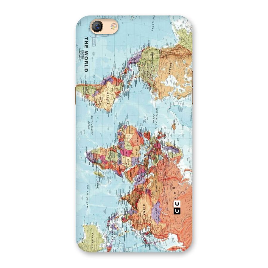 Lets Travel The World Back Case for Oppo F3 Plus