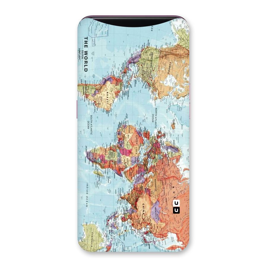 Lets Travel The World Back Case for Oppo Find X
