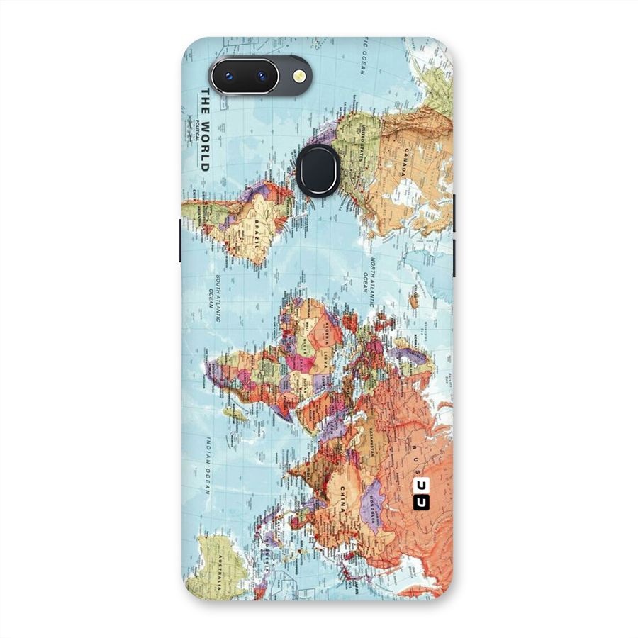 Lets Travel The World Back Case for Oppo Realme 2