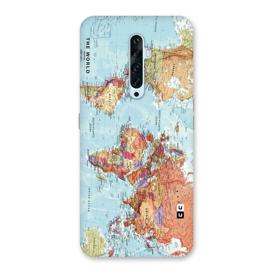 Lets Travel The World Back Case for Oppo Reno2 F