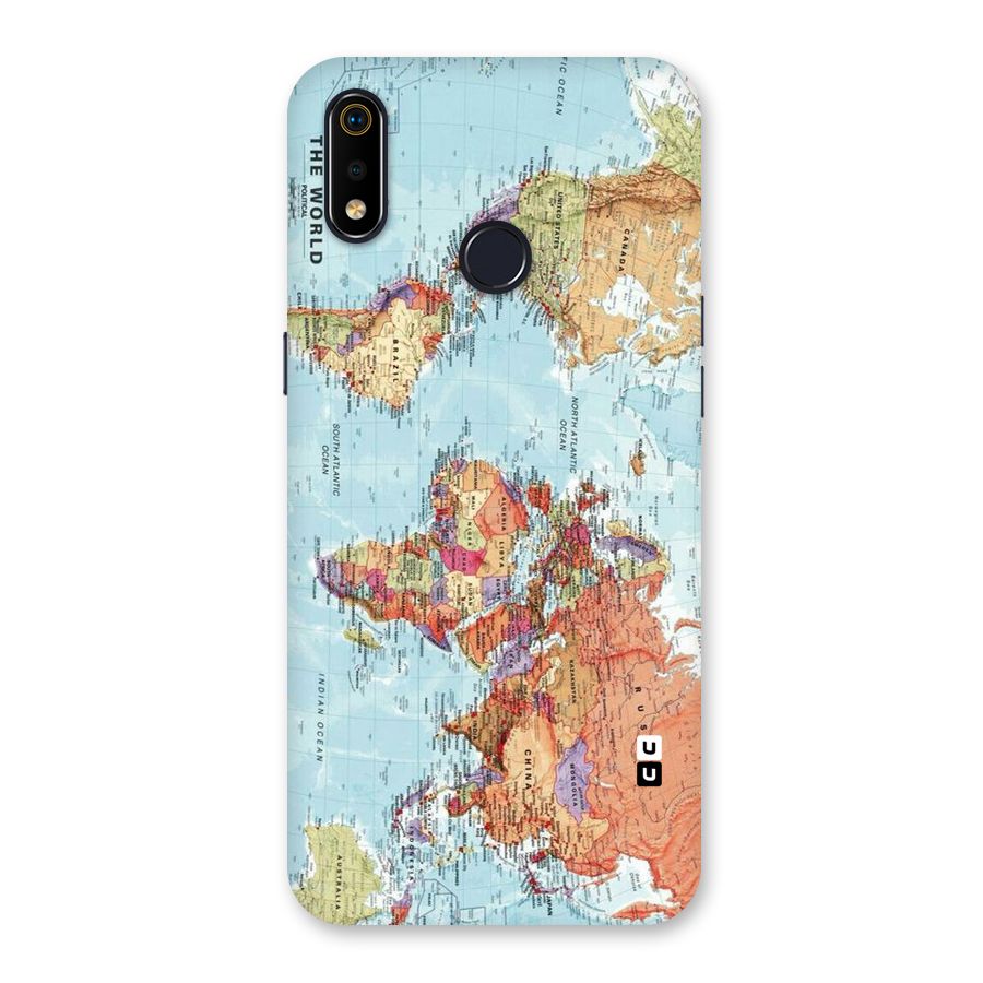 Lets Travel The World Back Case for Realme 3i