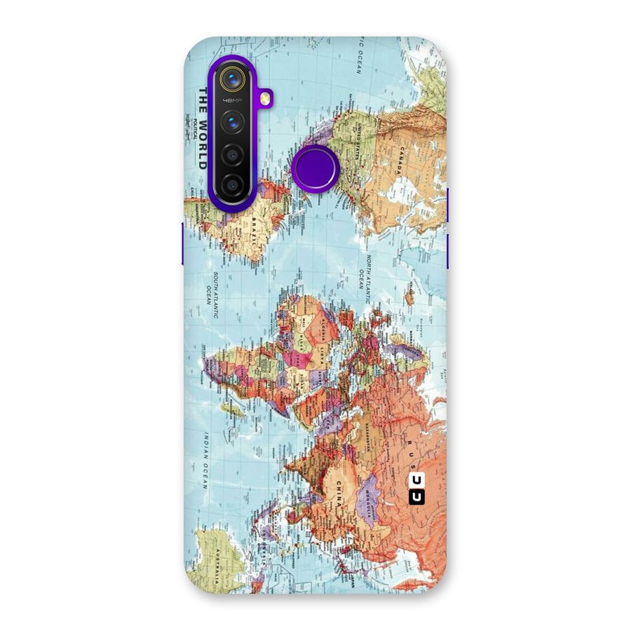 Lets Travel The World Back Case for Realme 5 Pro
