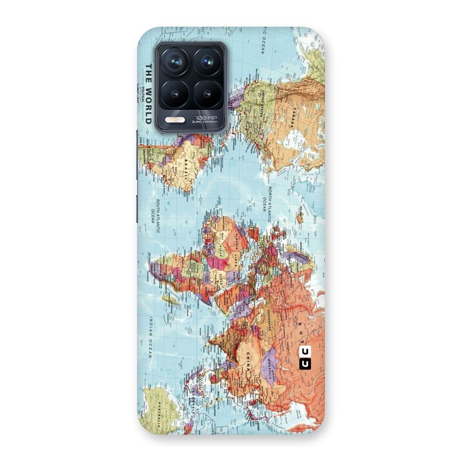 Lets Travel The World Back Case for Realme 8 Pro