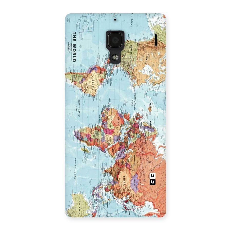 Lets Travel The World Back Case for Redmi 1S