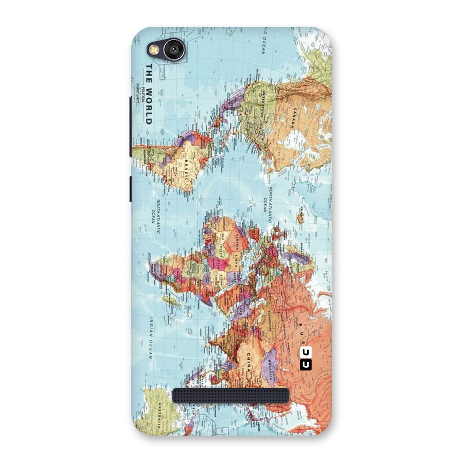 Lets Travel The World Back Case for Redmi 4A