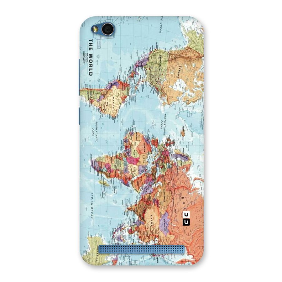 Lets Travel The World Back Case for Redmi 5A