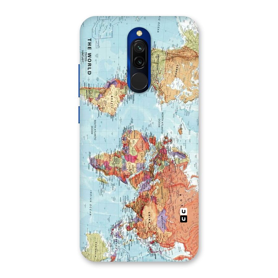Lets Travel The World Back Case for Redmi 8