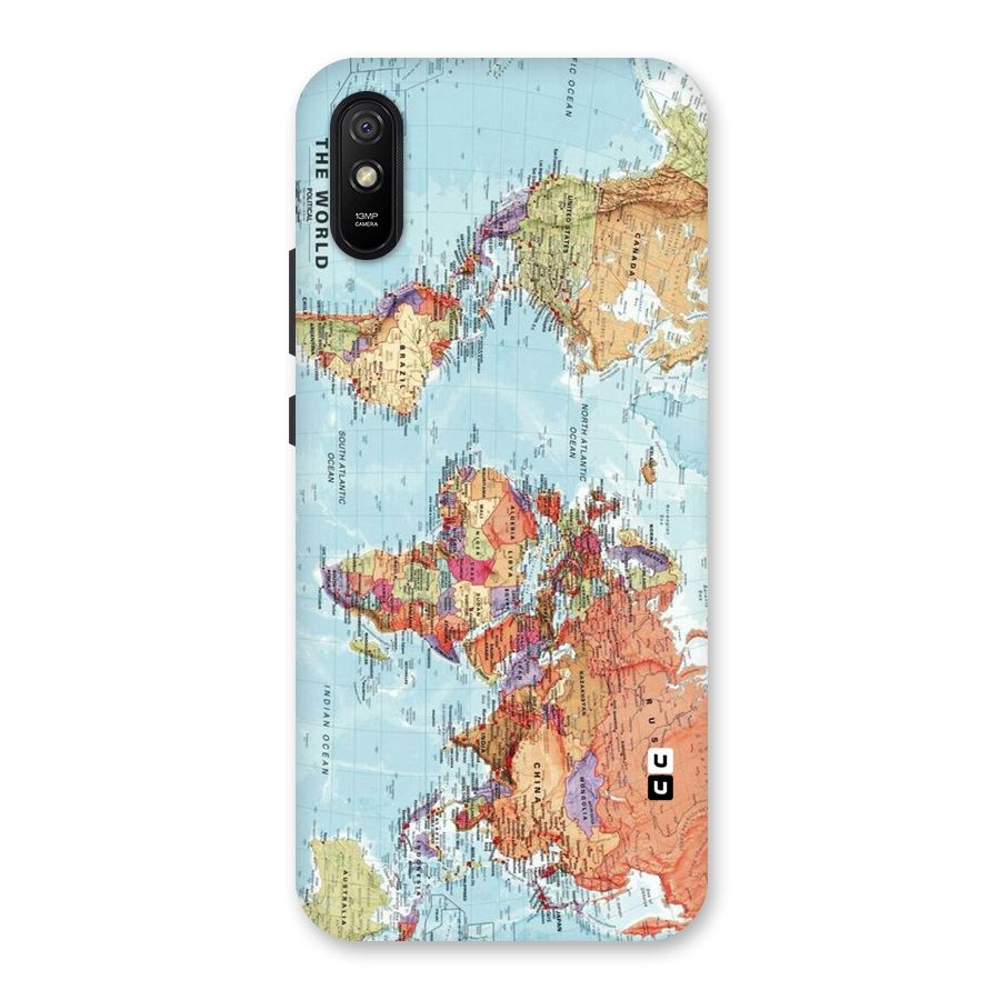 Lets Travel The World Back Case for Redmi 9A