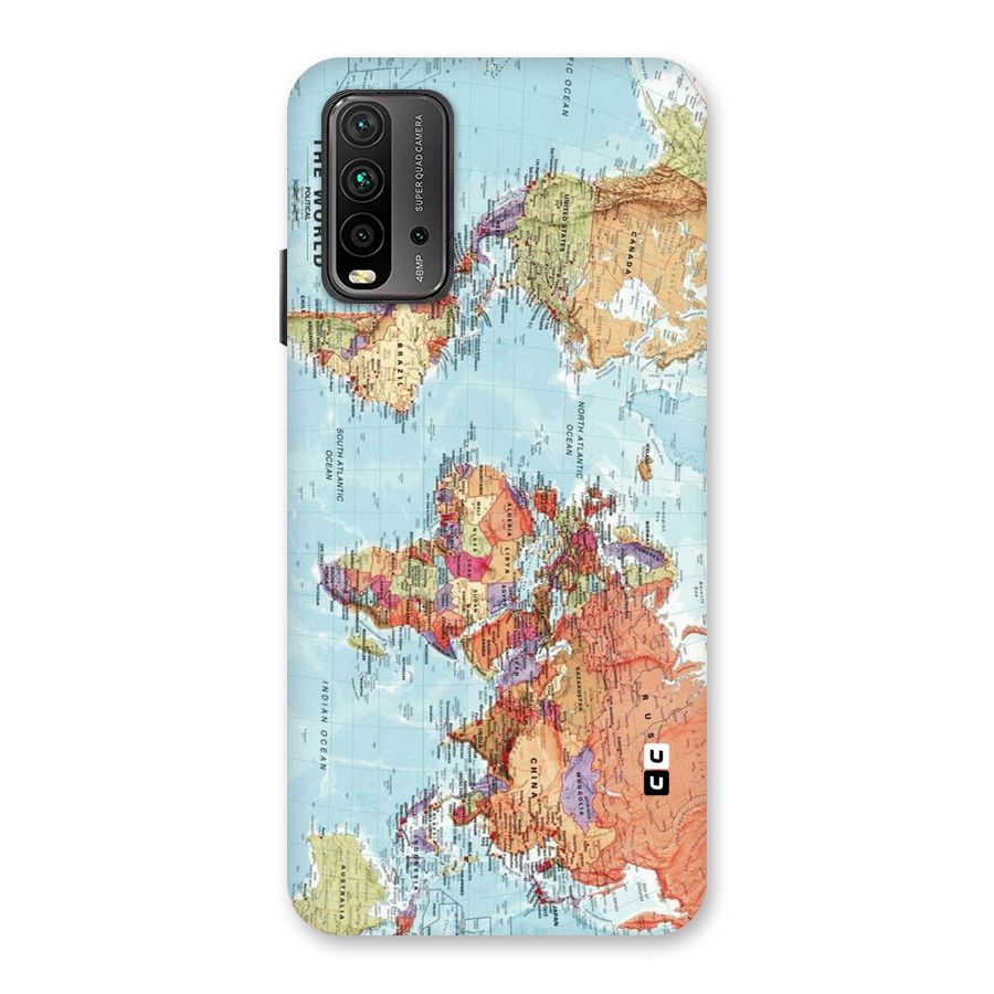 Lets Travel The World Back Case for Redmi 9 Power