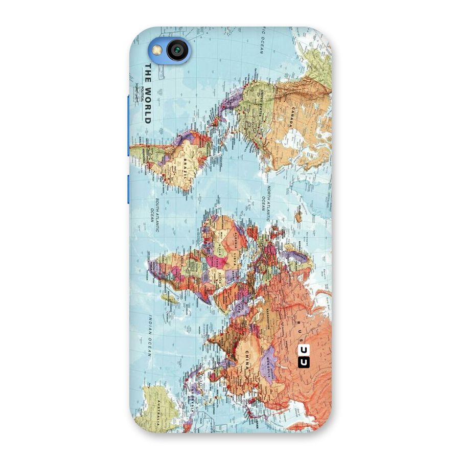 Lets Travel The World Back Case for Redmi Go