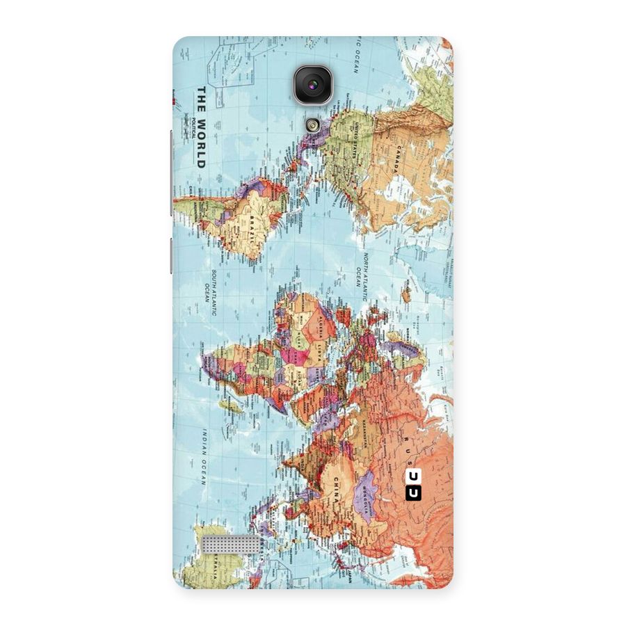Lets Travel The World Back Case for Redmi Note Prime