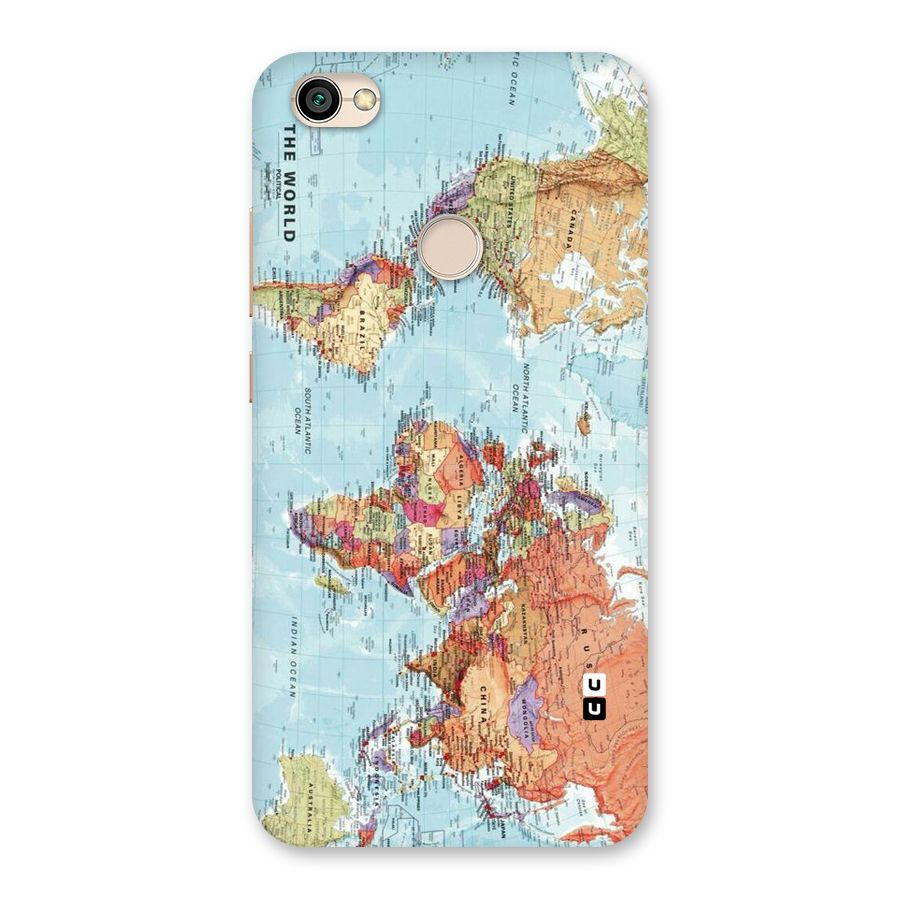 Lets Travel The World Back Case for Redmi Y1 2017