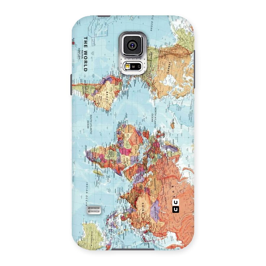 Lets Travel The World Back Case for Samsung Galaxy S5