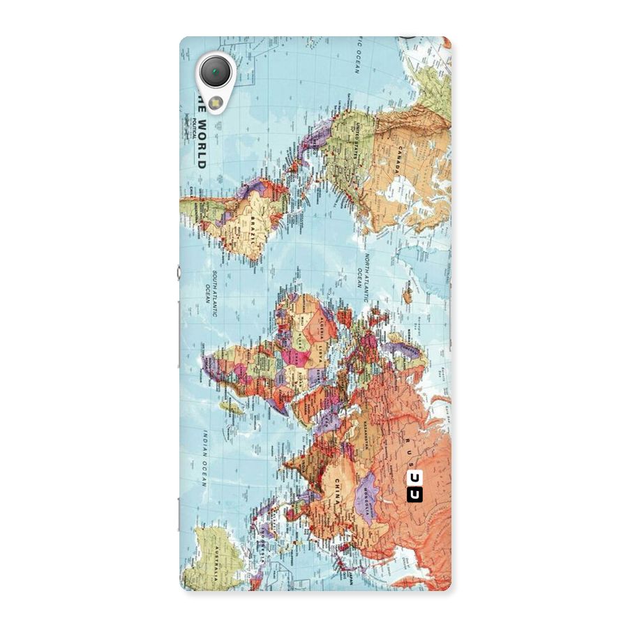 Lets Travel The World Back Case for Sony Xperia Z3